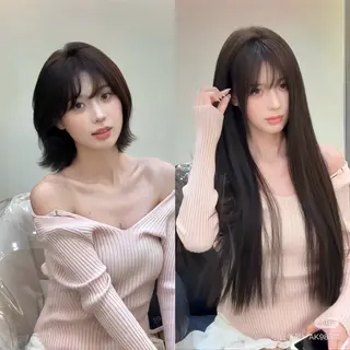 羽エクステ/エクステ JIJIA美容室のヘアスタイル