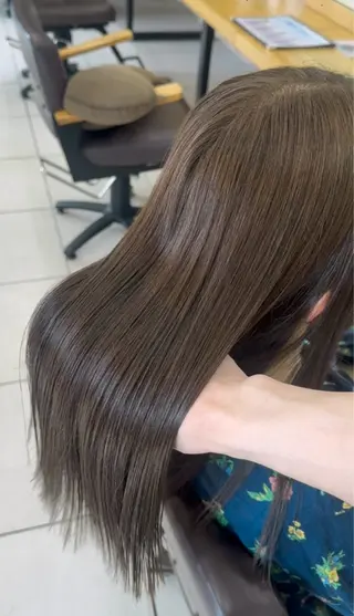 セミロング カラー ⭐️佐藤壮也⭐️ 柔らかモテカラー🤎のヘアスタイル