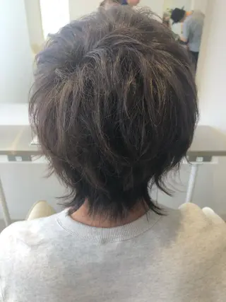 カラー メンズ 宮崎 睦のヘアスタイル