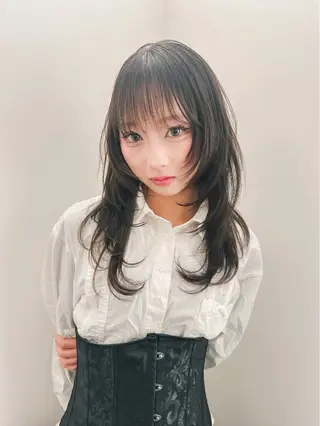 ロング メンズ 村田 灯のヘアスタイル