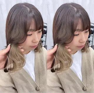 ミディアム MOMO KAのヘアスタイル