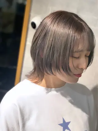 ショート メンズスタイル バレイヤージュ　齋藤のヘアスタイル