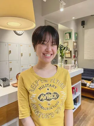 ショート かわい りほのヘアスタイル