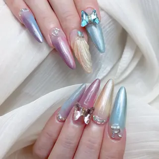 ネイル M🌷nail 長さだし専門店のネイルデザイン