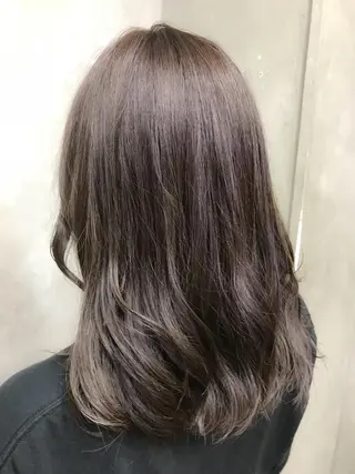 セミロング カラー パーマ 🌈髪質改善💕 縮毛矯正✨青木まで✨のヘアスタイル