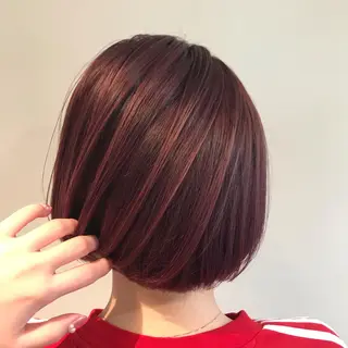 ショート カラー 烏丸韓国ヘア🇰🇷 ayaka🎀のヘアスタイル
