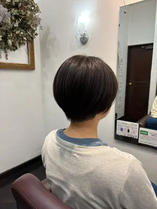 ショート ラカットゾーン 田中李奈のヘアスタイル