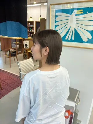 ショート カラー 藤原 あかりのヘアスタイル