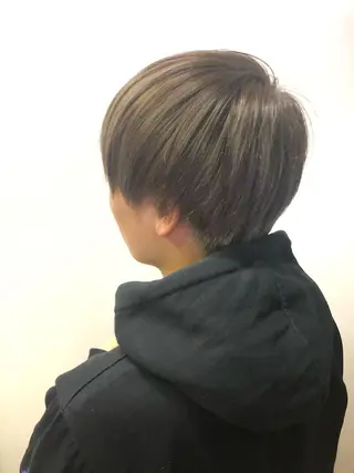ショート カラー メンズ ✴︎赤み除去カラー daichi✴︎のヘアスタイル