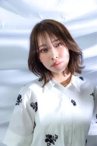 ミディアム KEITO/髪質改善 ／白髪ぼかしカラーのヘアスタイル