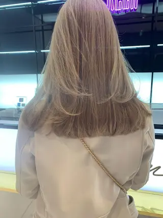 ロング カラー レイヤー/ブリーチ HIKARU ♡のヘアスタイル