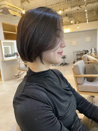 ショート SHIKI hair&make所属・ナカウチ タクのヘアスタイル