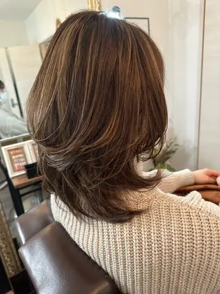 ミディアム カラー 🌺✨小川 友佳✨🌺のヘアスタイル