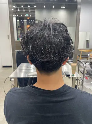 パーマ メンズ fifth天神 パーマ特化/石橋航海のヘアスタイル