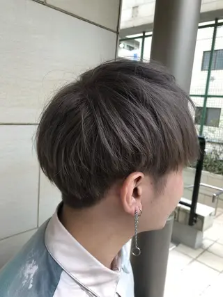ショート カラー メンズ 似合わせ/代表 髪質改善/山田将大のヘアスタイル