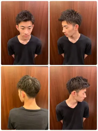 ショート メンズ 高橋 大輔のヘアスタイル