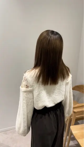 セミロング 髪質改善ヘアケア 艶髪特化/上田のヘアスタイル