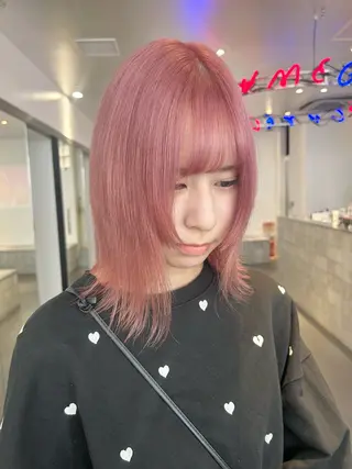カラー 🤍垢抜け♡透明感 カラーmoeka🤍のヘアスタイル