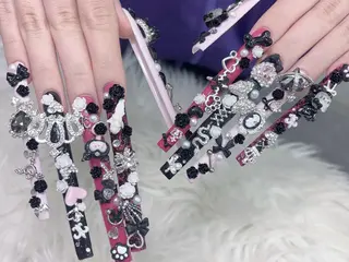 ネイル MoMoA Nail ネイル長さ出し専門店のネイルデザイン