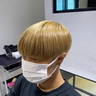 ミディアム カラー パーマ ヘアアレンジ メンズ キッズ ネイル マツエク・マツパ アイブロウ ✂️メンズカット ひろき✂️のヘアスタイル