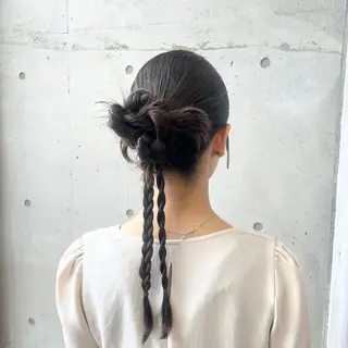 ロング honen RUKAのヘアスタイル