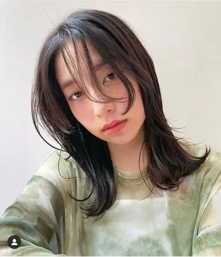 ミディアム カラー 🍃服部 雅哉🍃銀座◎のヘアスタイル
