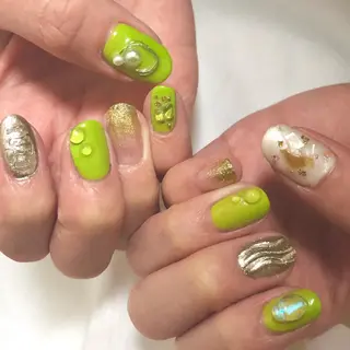 ネイル 淡色ネイル 🎀moeのネイルデザイン