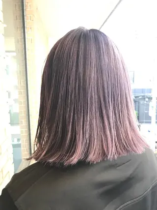 ミディアム カラー パーマ ヘアアレンジ メンズ キッズ ネイル マツエク・マツパ サロンドミルク 原宿のヘアスタイル
