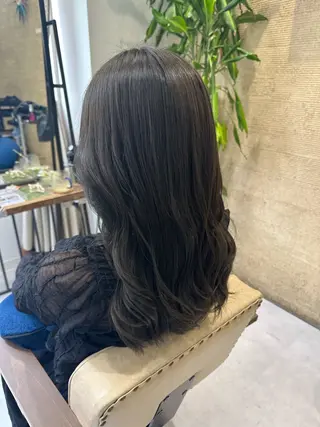 セミロング カラー ICHIKA/暖色 カラー / Wカラーのヘアスタイル