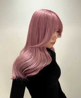 ロング ブリーチカラー特化 美容師/𝕐𝕌𝕀のヘアスタイル