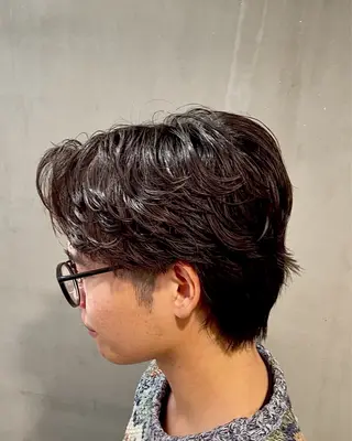 パーマ メンズ 大人男子の メンズパーマのヘアスタイル