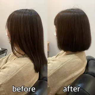 ミディアム 濱本 浩安のヘアスタイル