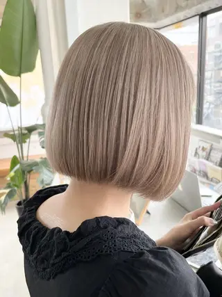 ミディアム カラー パーマ ヘアアレンジ メンズ ハイトーン/レイヤー 🌸さくらのヘアスタイル