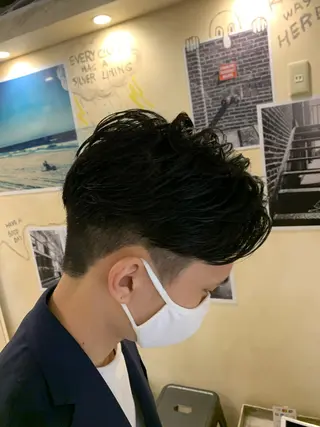 ショート カラー パーマ メンズ Sia中野新橋 『JUNYA』のヘアスタイル