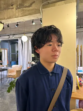 パーマ メンズ はな SPURのヘアスタイル