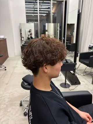 カラー パーマ メンズ メンズパーマ特化 sayoのヘアスタイル