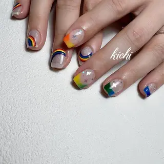 ネイル kichi･: *のネイルデザイン