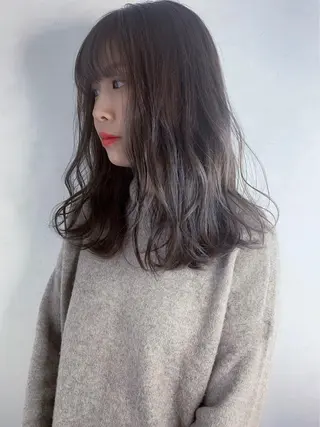 セミロング cecilhair 福岡天神店のヘアスタイル