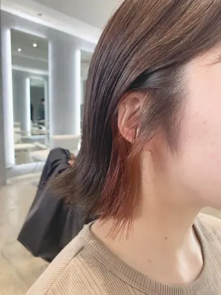 ショート カラー 山下 千明のヘアスタイル