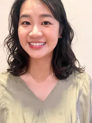 パーマ 斎藤 夏美のヘアスタイル