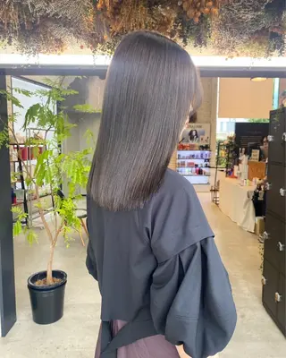 セミロング 森田 雄政のヘアスタイル