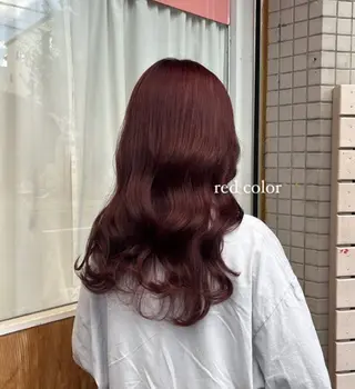 カラー 透明感カラー⭐︎ コナツのヘアスタイル