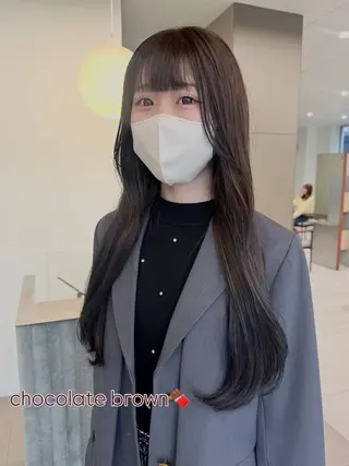 ロング レイヤーカット‎🤍 /ともえ🤎🧸のヘアスタイル