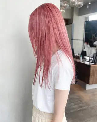 ミディアム カラー 韓国ヘア 店長NEGIのヘアスタイル