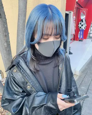 セミロング カラー 🐝 hachi🐝のヘアスタイル