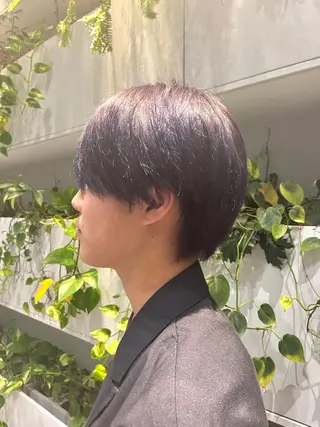 ショート カラー メンズ くさかみさき🌼暖色 /耳つぼ/オタク🌼のヘアスタイル