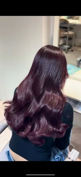 ロング カラー レイヤーカット 韓国風/yukinoのヘアスタイル