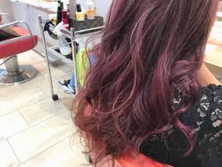 ロング カラー 吉岡 三四朗のヘアスタイル