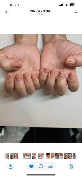 ネイル Ri.nail オクマトモカのネイルデザイン