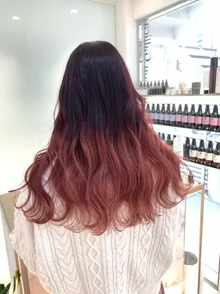 ロング カラー ヘアアレンジ stylist ◎RUKI.のヘアスタイル